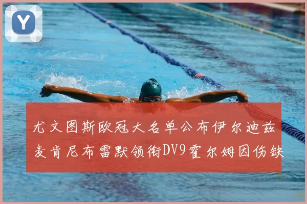 尤文图斯欧冠大名单公布伊尔迪兹麦肯尼布雷默领衔DV9霍尔姆因伤缺席