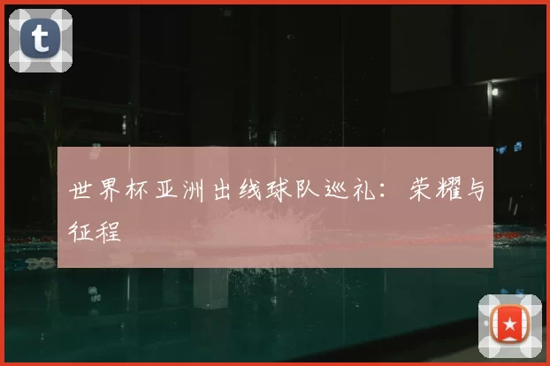 世界杯亚洲出线球队巡礼：荣耀与征程